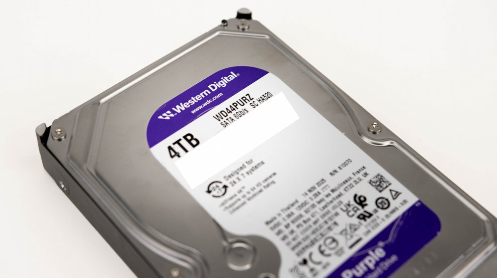 Western Digital Purple | 4TB Surveillance HDD | 3.5" | SATA III | 5400 RPM | 256MB Cache | OPEN BOX - Afbeelding 6