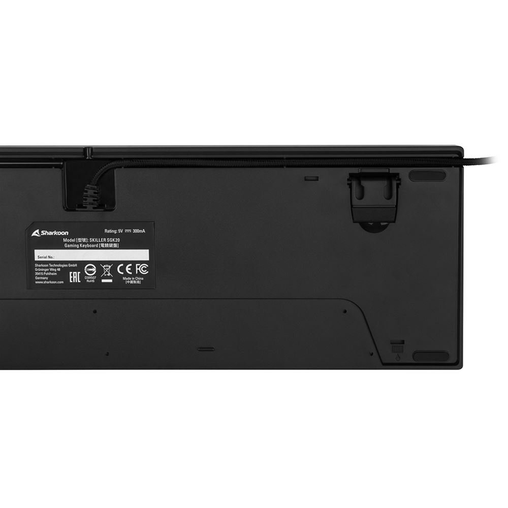 Sharkoon SKILLER SGK20 | Mechanisch Gaming Toetsenbord | Huano Red Switches | RGB | QWERTY - Afbeelding 6