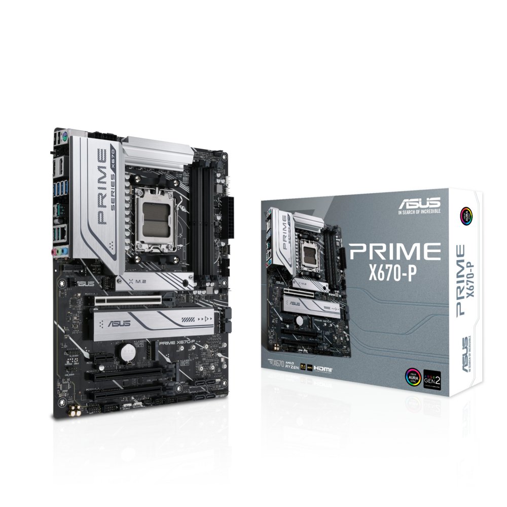 ASUS PRIME X670-P | AMD X670 | Socket AM5 | 4x DDR5 | ATX Moederbord | REFURBISHED