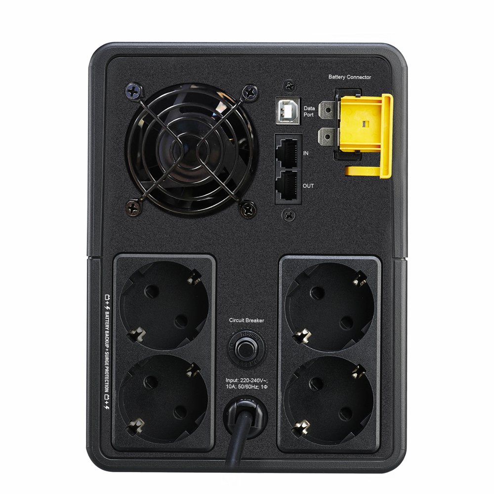 APC Back UPS BX2200MI GR | 2200VA / 1200W UPS | 4 x Schuko | AVR | USB - Afbeelding 3