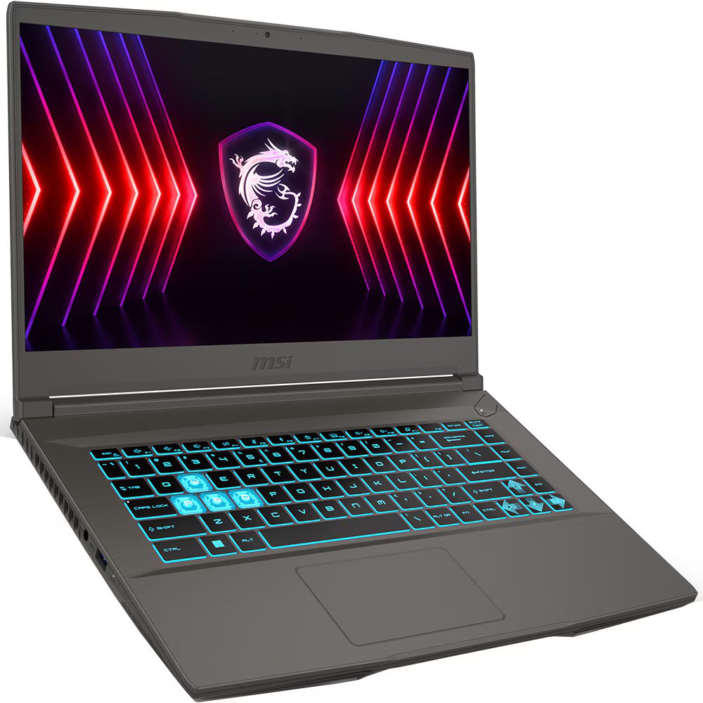 MSI Thin 15 B13VE | 15.6 Full HD IPS 144Hz | Intel Core i5-13420H | RTX4050 | 16GB RAM | 512GB SSD | W11 Pro | Cosmos Grey - Afbeelding 4