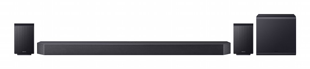 Samsung HW-Q990H Q-Series | 11.1.4-kanaals Dolby Atmos Soundbar | Draadloze Subwoofer & Rear Speakers | Zwart
