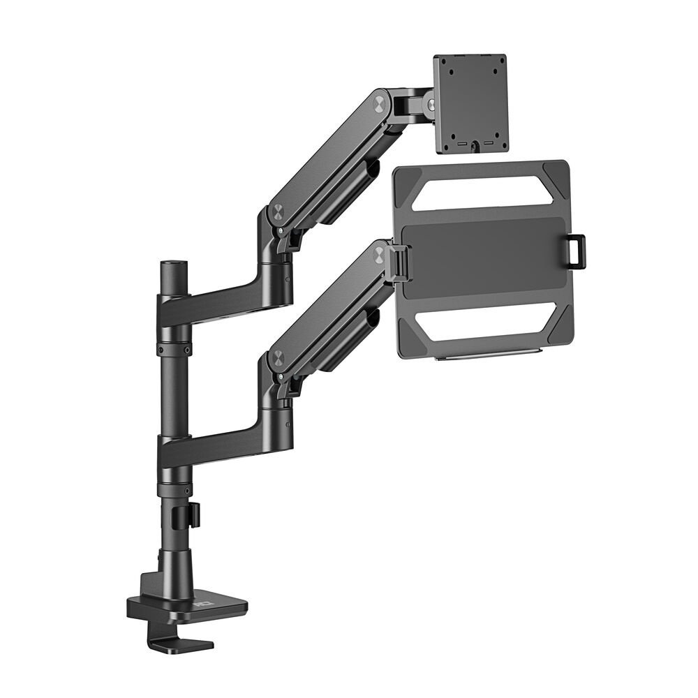 ACT AC8341 Premium | Verstelbare Monitor-bureaubeugel | Tot 49" | Max 20kg | VESA 100x100 | 1 Monitor en Laptop | OPEN BOX - Afbeelding 4