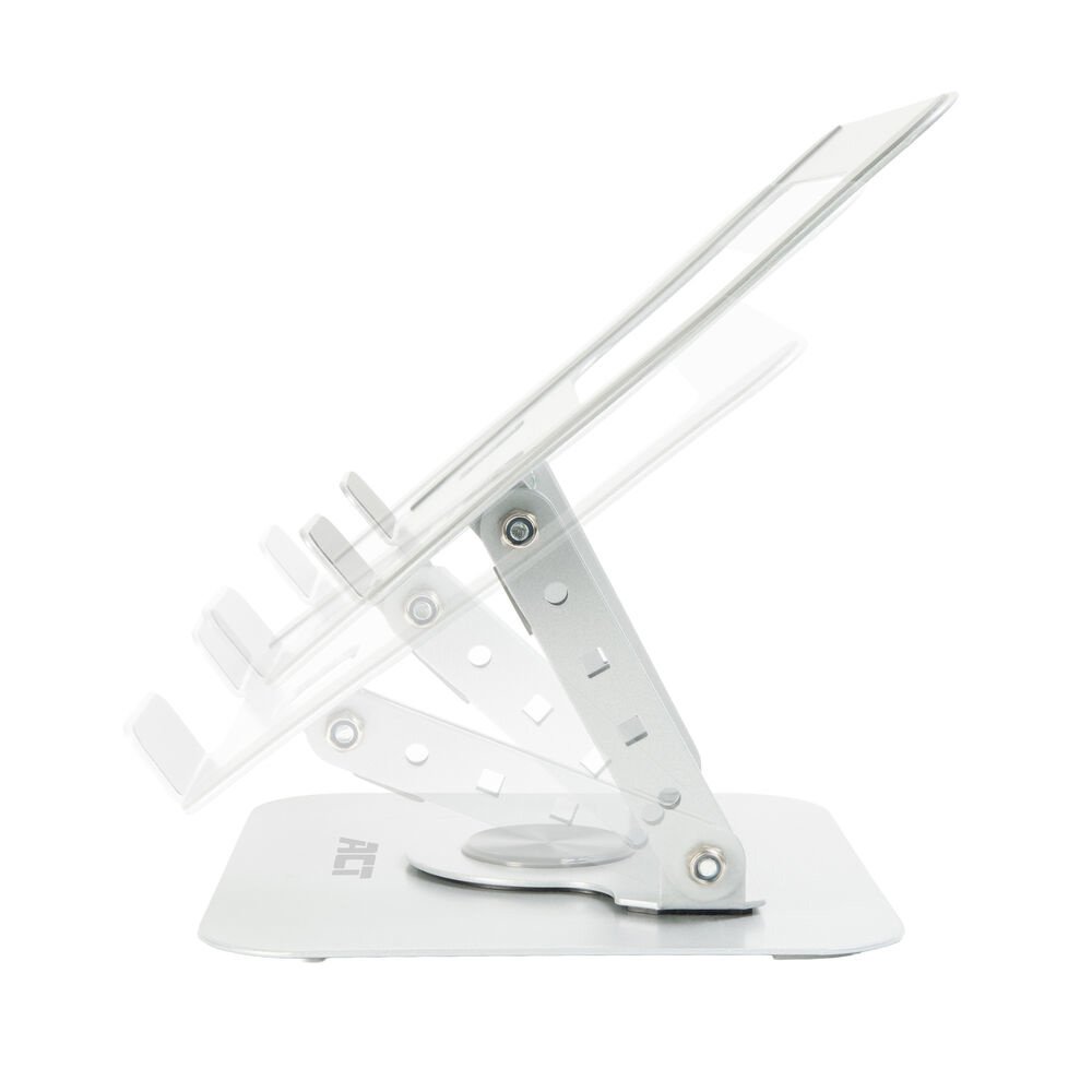 ACT AC8136 | 360° Draaibare Laptopstandaard tot 15,6" | Traploos Hoogte en Hoek Verstelbaar | Metaal - Afbeelding 4
