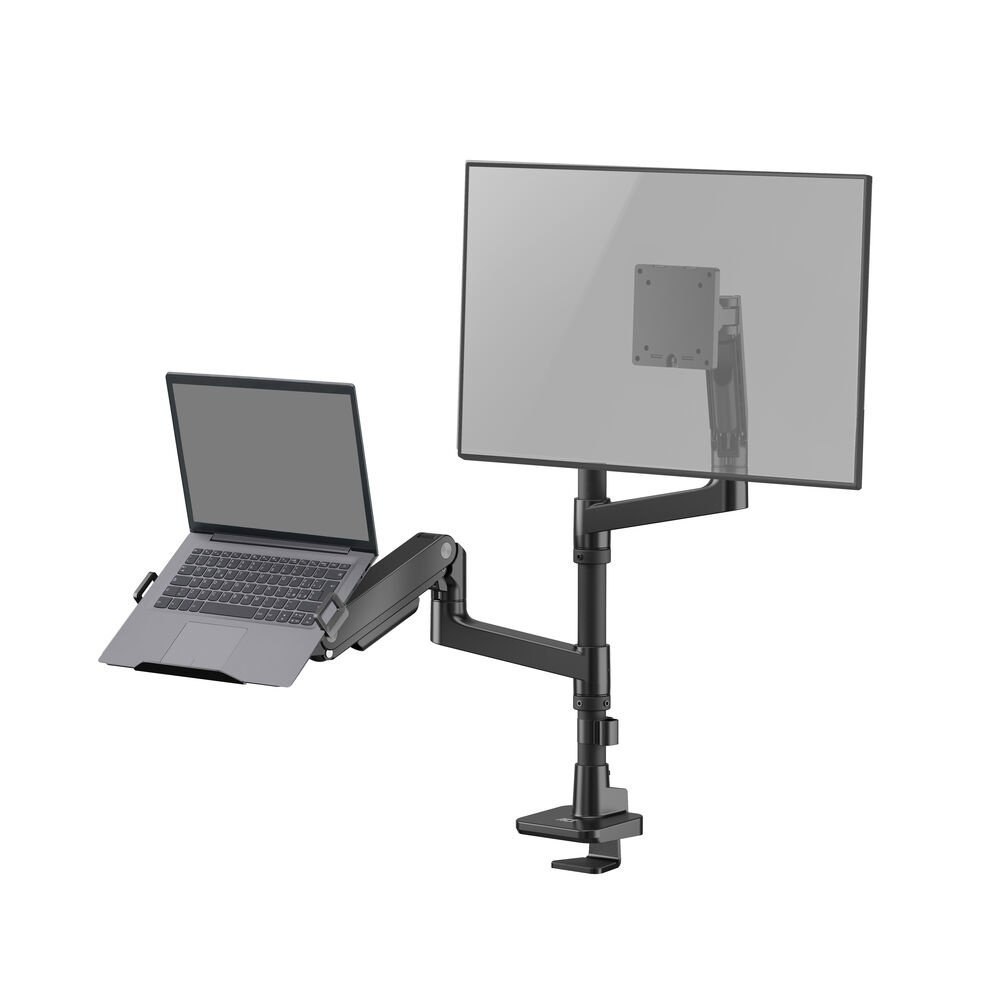 ACT AC8341 Premium | Verstelbare Monitor-bureaubeugel | Tot 49" | Max 20kg | VESA 100x100 | 1 Monitor en Laptop | OPEN BOX - Afbeelding 5