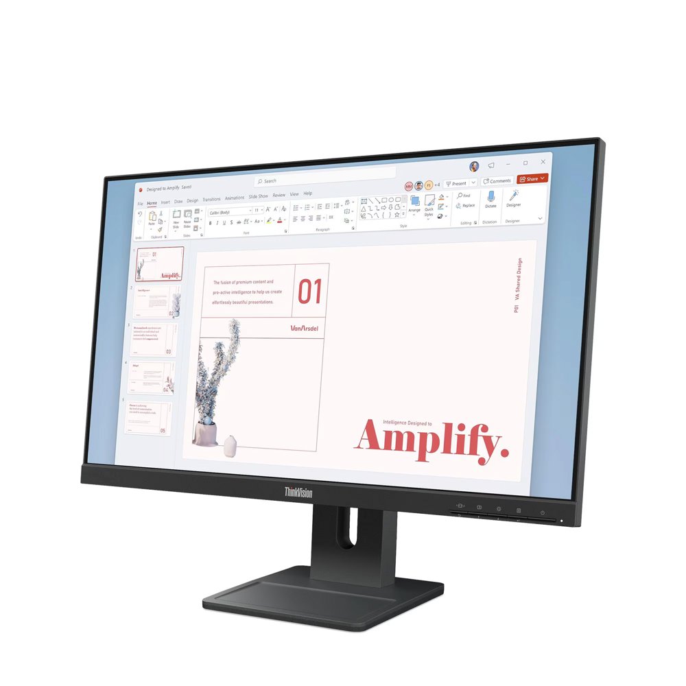 Lenovo ThinkVision E24-40 | 23,8" Full HD IPS | 100Hz | HDMI & DisplayPort | Monitor - Afbeelding 4