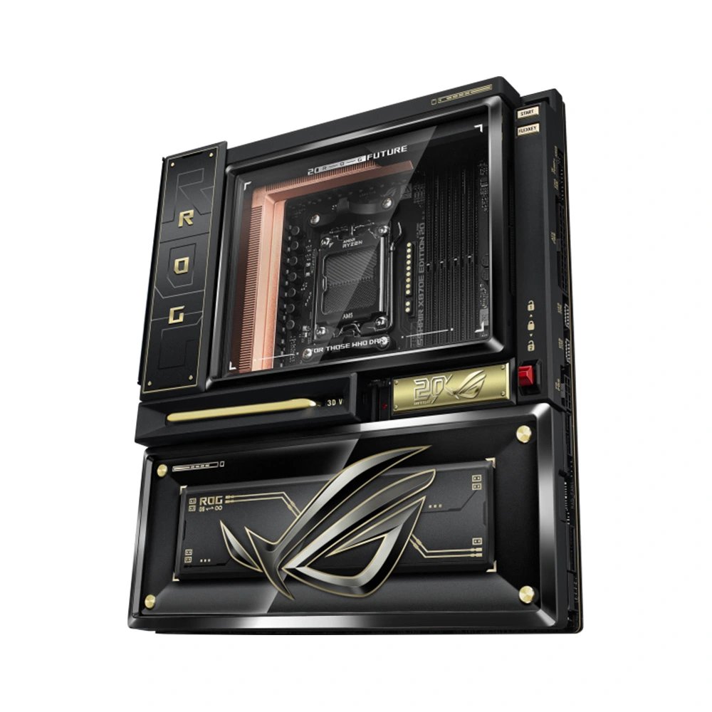 ASUS ROG Crosshair X870E Edition 20 | AM5 | DDR5 | PCIe 5.0 | Wi-Fi 7 | 10GbE | E-ATX Moederbord - Afbeelding 3