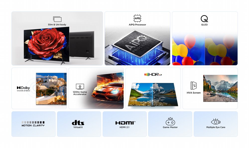 TCL P7K 85P7K | 85" 4K QLED | Google TV | Dolby Vision & HDR10+ - Afbeelding 10