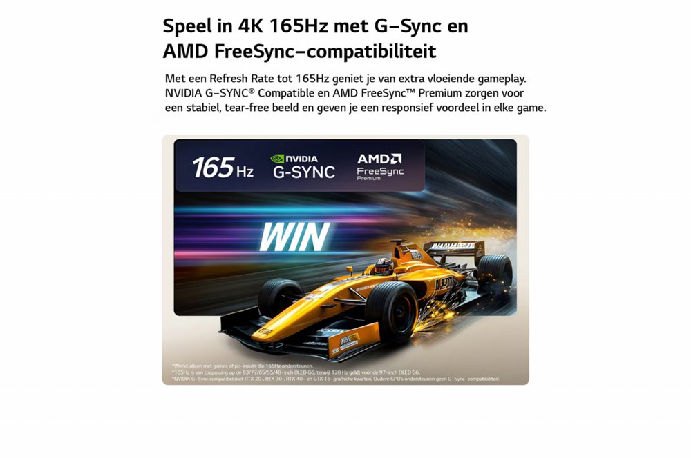 LG OLED evo C6 | 55" 4K OLED | 120Hz | Dolby Vision | Smart TV - Afbeelding 3