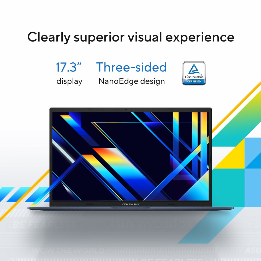 ASUS Vivobook 17 X1704VA | 17.3'' Full HD IPS | Intel Core 5 120U | 16GB RAM | 512B SSD | W11 Home | Quiet Blue | OPEN BOX - Afbeelding 6