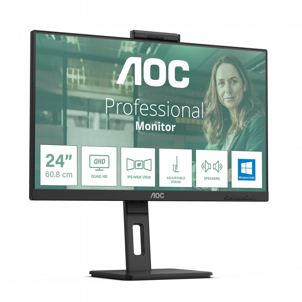 AOC 24P3CW | 23.8" Full HD IPS | 100Hz | 4ms | USB-C 65W | 5MP Webcam - Afbeelding 18