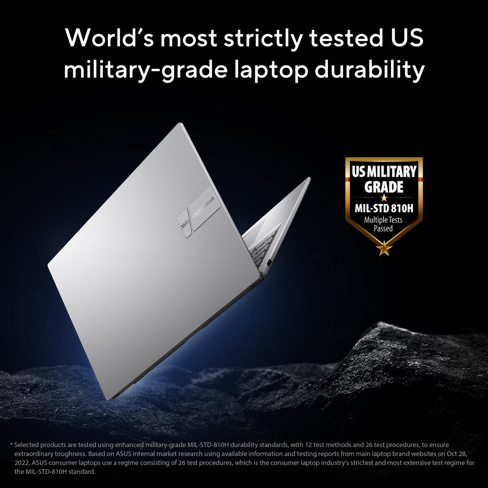 ASUS Vivobook 17 X1704VA | 17.3'' Full HD IPS | Intel Core 5 120U | 16GB RAM | 512B SSD | W11 Home | Quiet Blue | OPEN BOX - Afbeelding 9